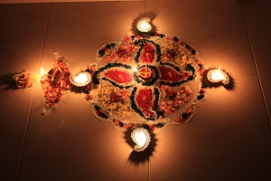 A Diwali Rangoli Pattern 